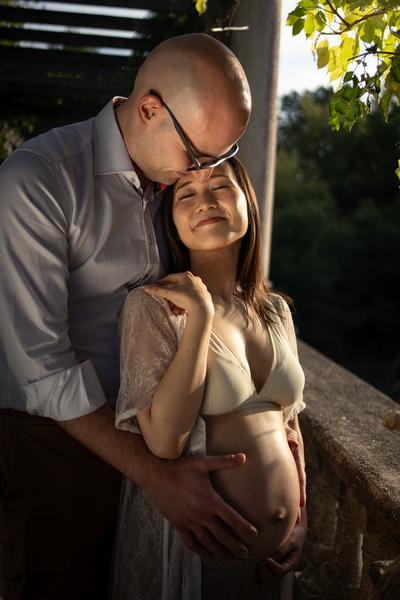 Autumn Maternity Session at Hill Garden and Pergola 2023